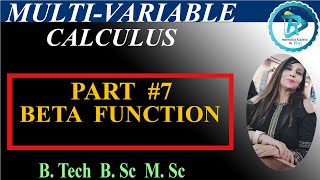 Multi-variable Calculus | Beta Function Examples | Solution to different Examples | Part 7