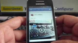 como subir un video facebook en samsung Galaxy ace S5830 español Full HD