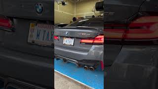 2022 BMW M5 CS - Akrapovic Exhaust Cold Start
