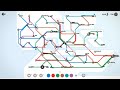 Mini Metro gameplay - all-time 3rd place in Stockholm 'extreme mode' (PC version)