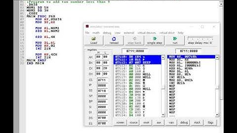 Add Two Numbers Assembly