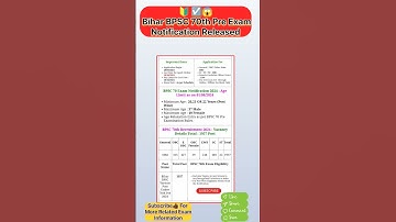 70th bpsc latest update || 70th bpsc notification latest update #bpsc #70thbpsc #video #shorts