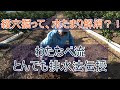 【わたなべ流】水はけ、水たまり問題の解消、軽減方法伝授します。【穴掘り】