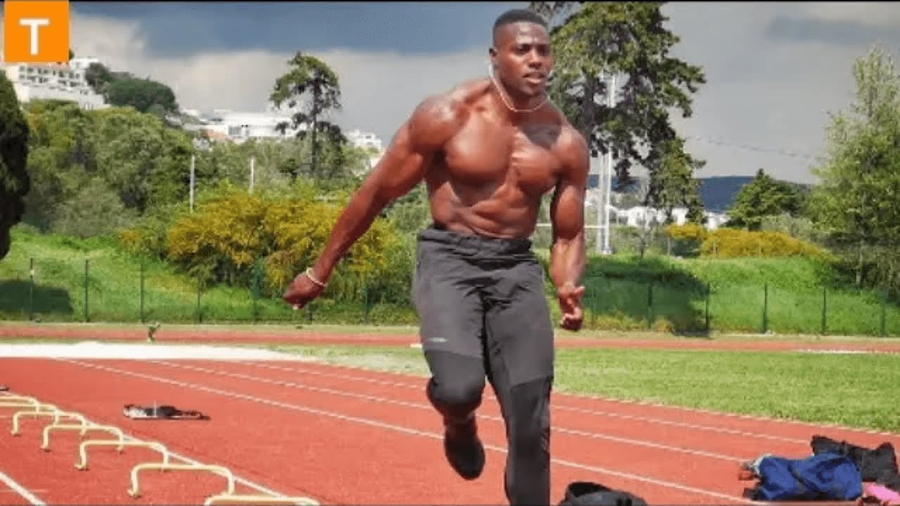 世界一ムキムキな短距離選手フィジカルトレーニングWorld No 1 Muscle sprinter Physical Training ...