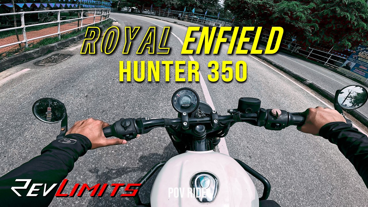 2022 Royal Enfield HUNTER 350 | #POVRide #152 | RevLimits | #royalenfieldhunter350 @D4POV