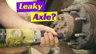 How I Fixed My Leaky Axle Seal on my Silverado 2500HD