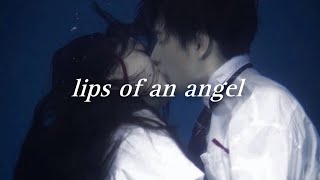 lips of an angel - hinder (lyrics)