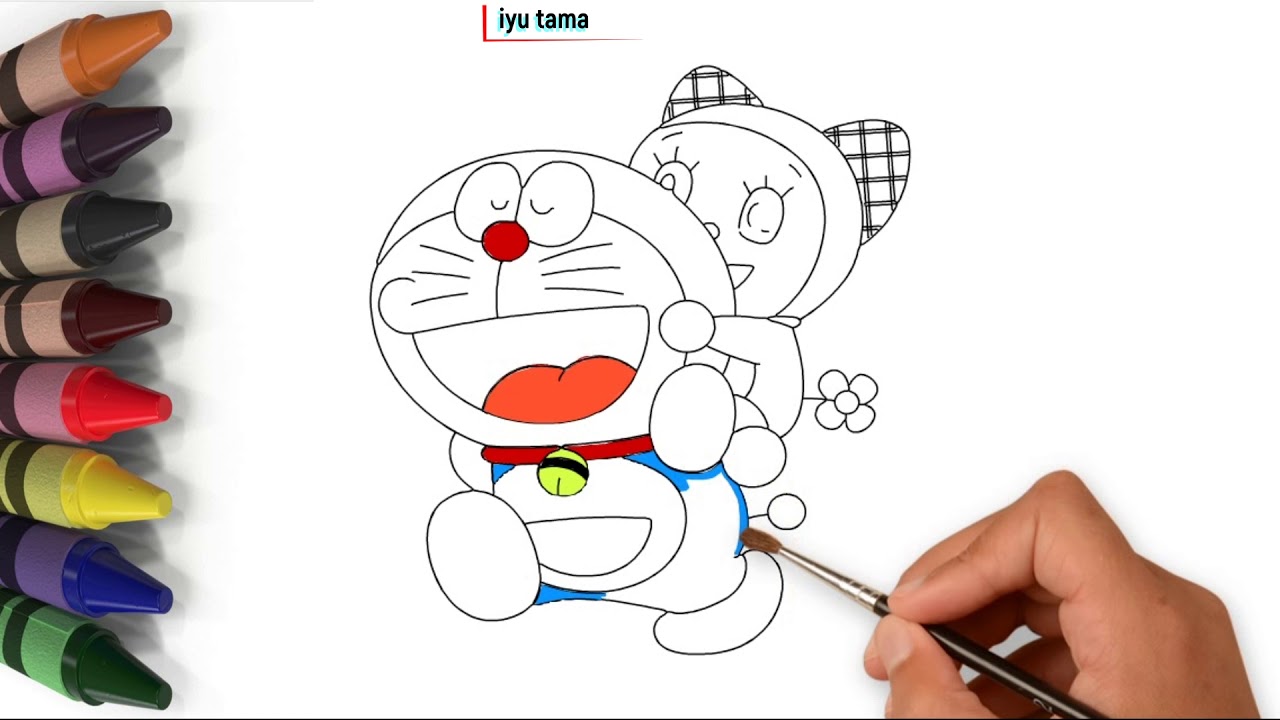 Menggambar Dan Mewarnai Doraemon - Contoh Gambar Mewarnai ...