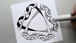 Drawing Zentangle – ITSY TWISTY