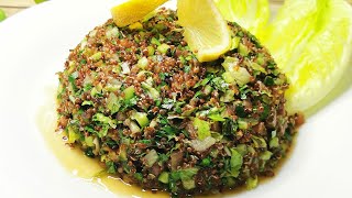 تبولة الكينوا سلطة صحية ومشبعة - Quinoa Tabbouleh Salad Recipe quinoa salad كينوا