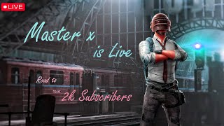 RANK PUSH & CUSTOM ROOM BGMI LIVE WITH MASTER X LIVE - ROAD TO 2K screenshot 5