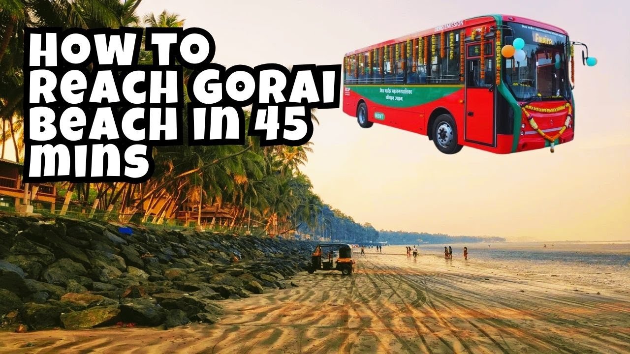 How to Reach Gorai Beach in 45 Mins without Ferry Boat | Gorai Beach Mumbai
