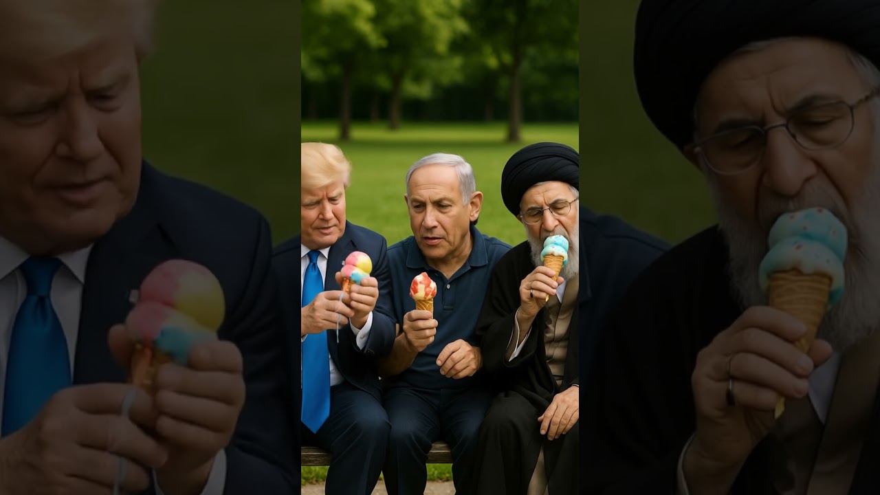 POV: 3 World Leaders Eating Ice Cream Together 🍦😂