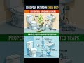Does Your Bathroom Smell Bad | Proper Venting #Shorts