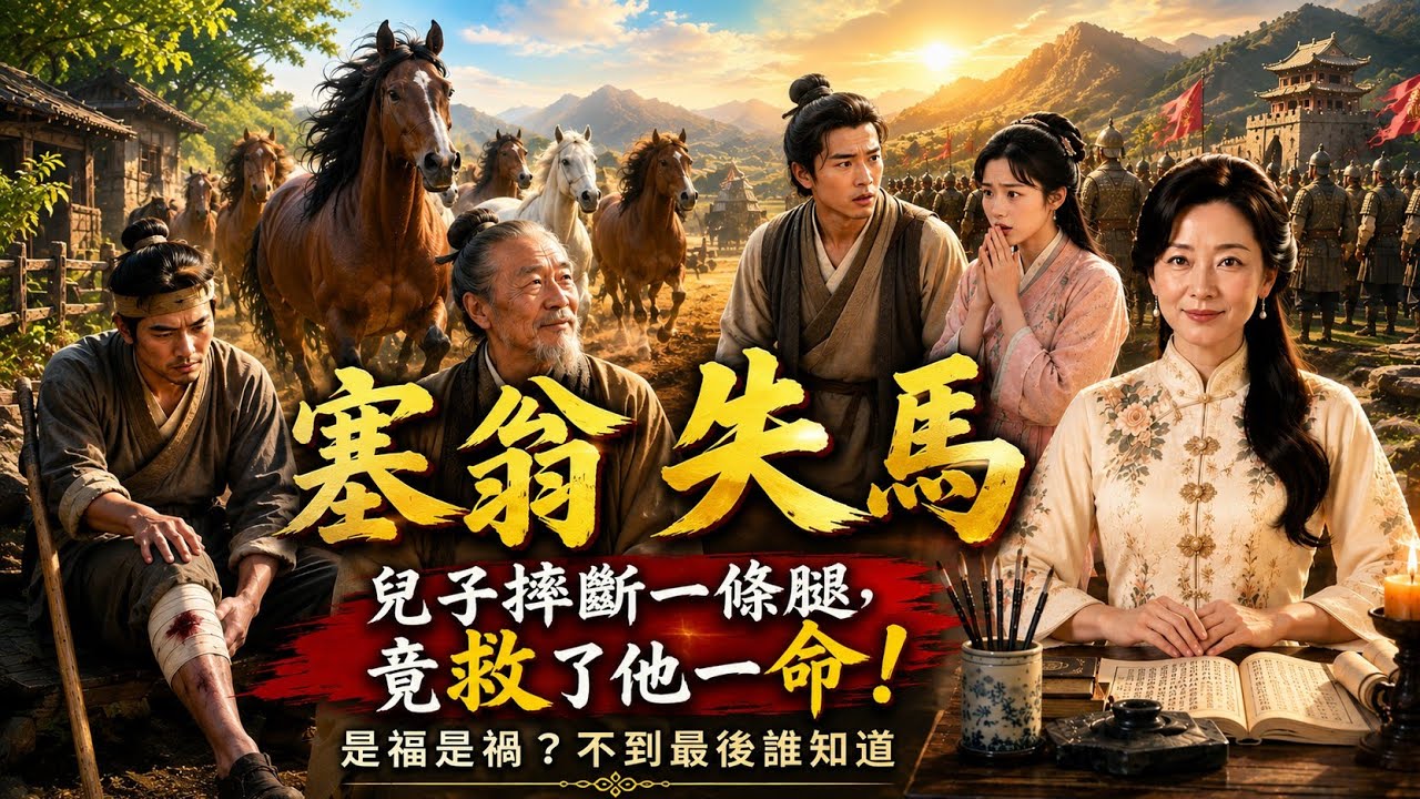 《塞翁失馬》失去未必是禍,得到未必是福|看懂人生的禍福無常 #人生智慧 #人生故事 #知命造運 #諮商命理師楊小玲 #楊小玲命理師 #台南命理師 # 楊老師命理 #楊老師命理鬆經轉運站 縮圖