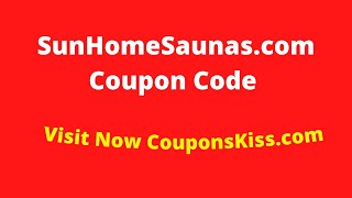 Sun Home Saunas Promo Code 2024 | Discount Code, sunhomesaunas.com Coupon Code [CouponsKiss.com] by CouponsKiss 27 views 8 months ago 41 seconds