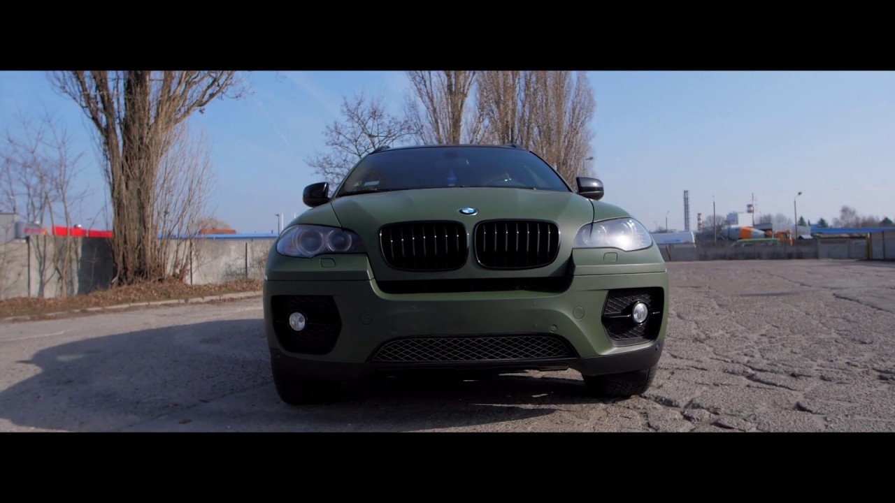 Wrapping BMW X6 / Military Green / Wrapped BMW X6 / Zmiana koloru auta ...
