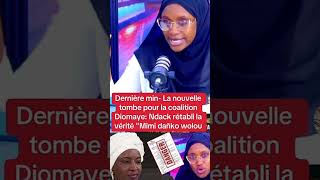 Dernier min La nouvelle tombe pour la coalition Diomaye Ndeye ndack rétabli🤔 #shortvideo