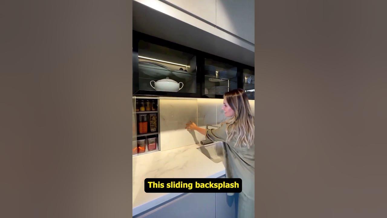Transform Your Kitchen with This Genius Sliding Backsplash! Transform Your Kitchen with This Genius Sliding Backsplash!