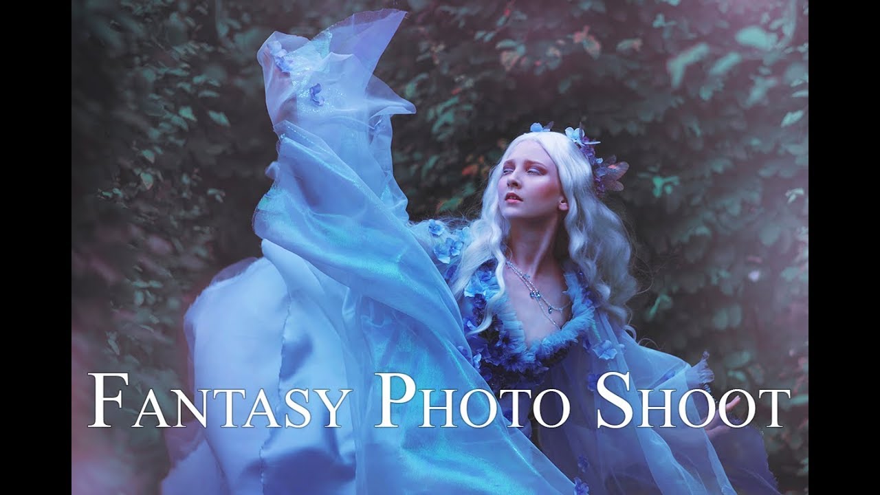 In The Garden of the Elves - Fantasy Photo Shoot -  BTS - Featuring Maria Amanda