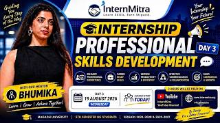 Professional Skills Development Internship day 03 | Communication, Leadership & Workplace Success