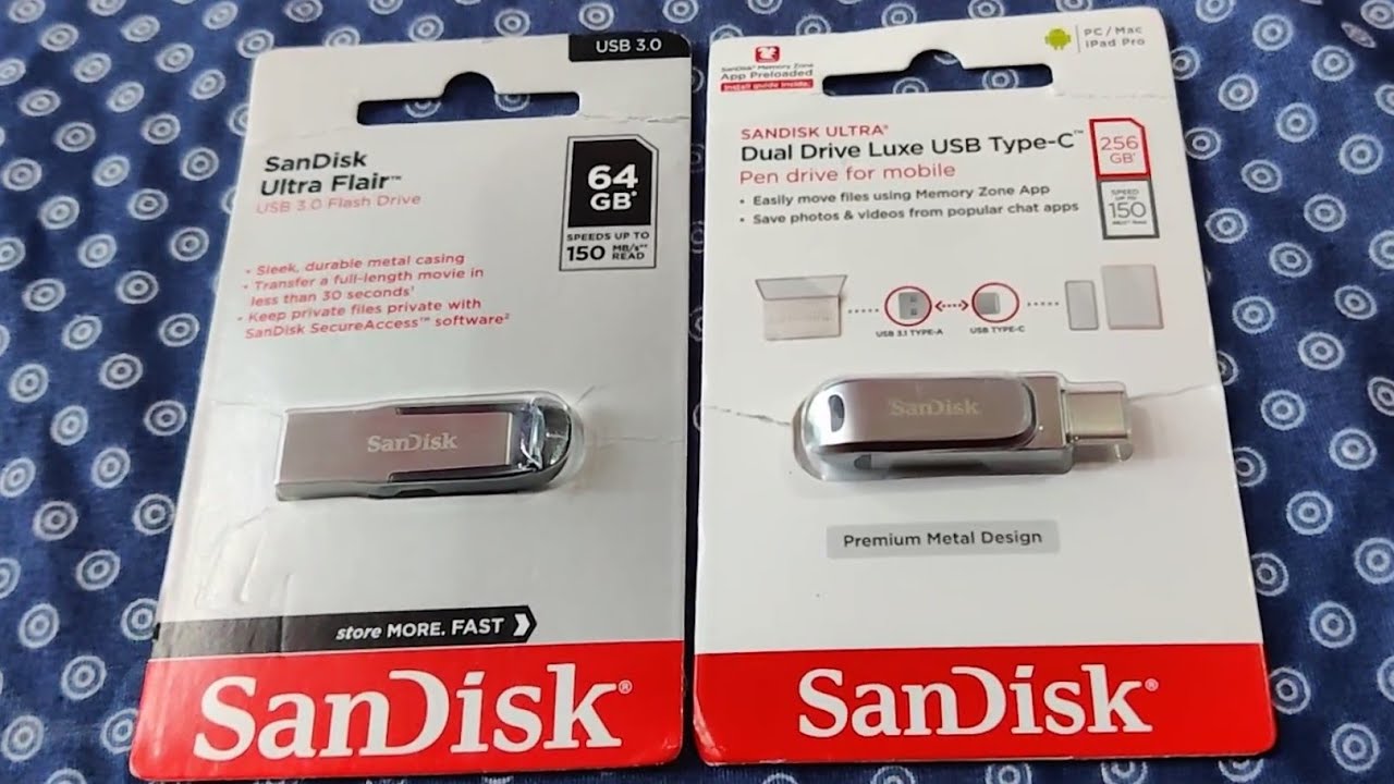 SanDisk Ultra Dual Drive Luxe USB Flash Drive USB Type-C 256GB