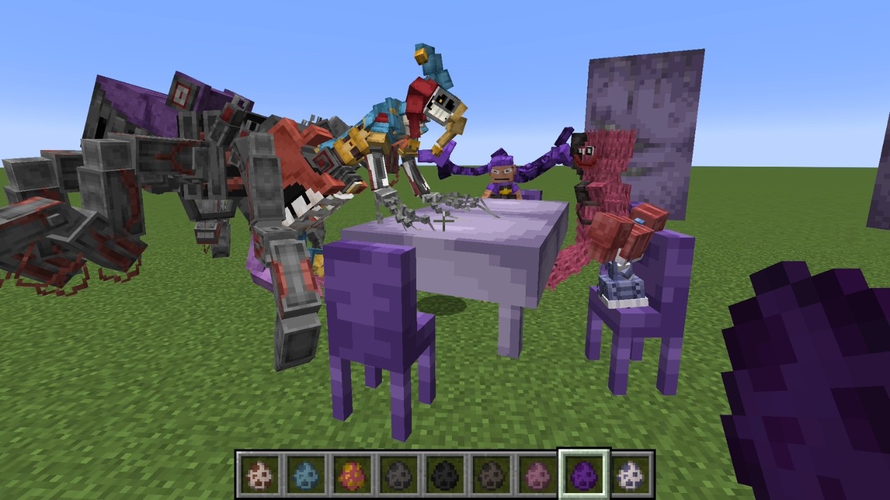 Мод Poppy Playtime Chapter 5 v2 Tea Party UPDATE для Minecraft