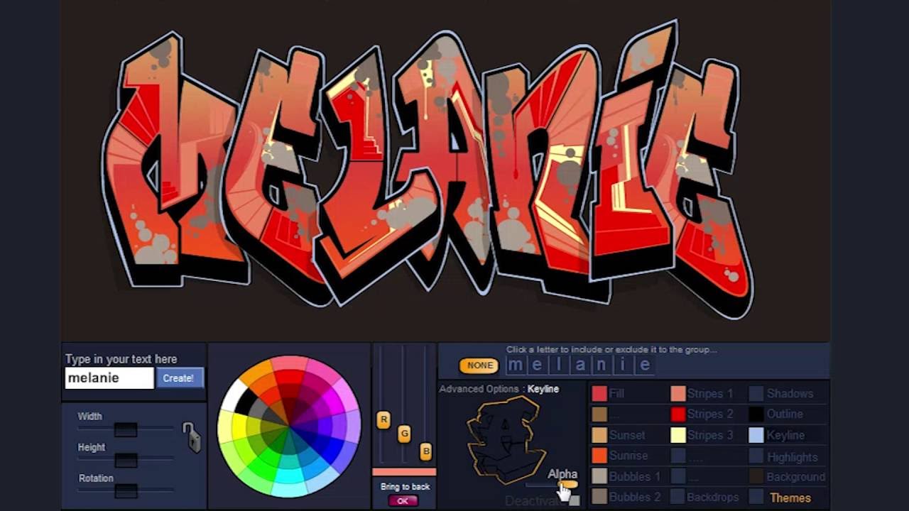 How to save your graffiti design on graffiticreator.net - YouTube