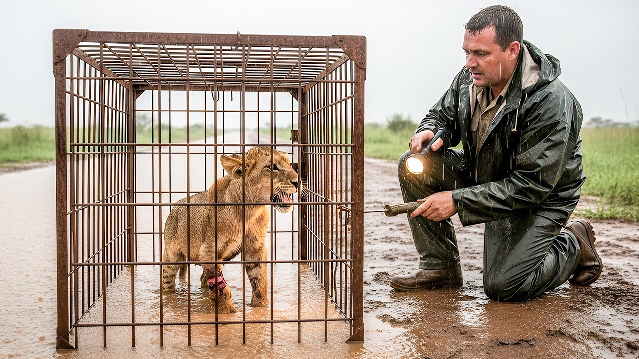 Маленький львенок просит помощи у рейнджеров после погони браконьера | Короткометражный фильм о с...