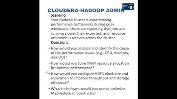 Kyndryl Cloudera Hadoop Admin Real Interview Questions - 8 to 15 yrs - Big Data Tunnel Shorts5
