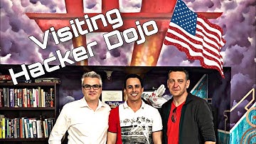 Visiting Hacker Dojo hackerspace in Santa Clara, California