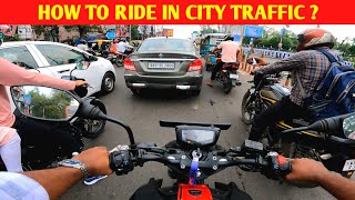 How to Ride a Bike in City Traffic using Clutch friction zone ? City traffic me bike keise chalaye ? screenshot 4