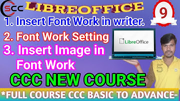 LibreOffice Writer 9 How do I insert Fontwork in OpenOffice writer?|| How to do Fontwork?