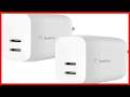 Charge Two Devices Fast with the Dual USB-C PD Wall Charger 40W