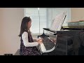 Christina Y Plays Prelude VII By Barbara Arens RCM Level 3 Etudes 2022 Edition 