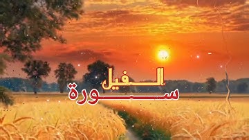 سورة الفيل _ بصوت القارئ محمد اللحيدان( الم تر كيف فعل ربك)من تلاوة نادرة_تلاوة خاشعة_تلاوة مؤثرة