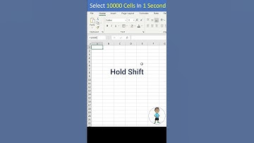 Select 10000 Cells in 1 Second in Excel #excel #msexcel #exceltips #exceltutorial #microsoftexcel