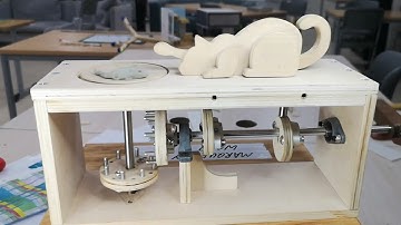 Cat and mouse automata toy: MYP Design / STEM
