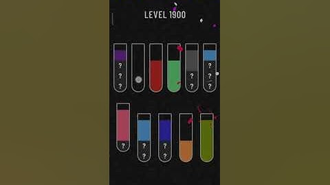Water sort puzzle level 1900
