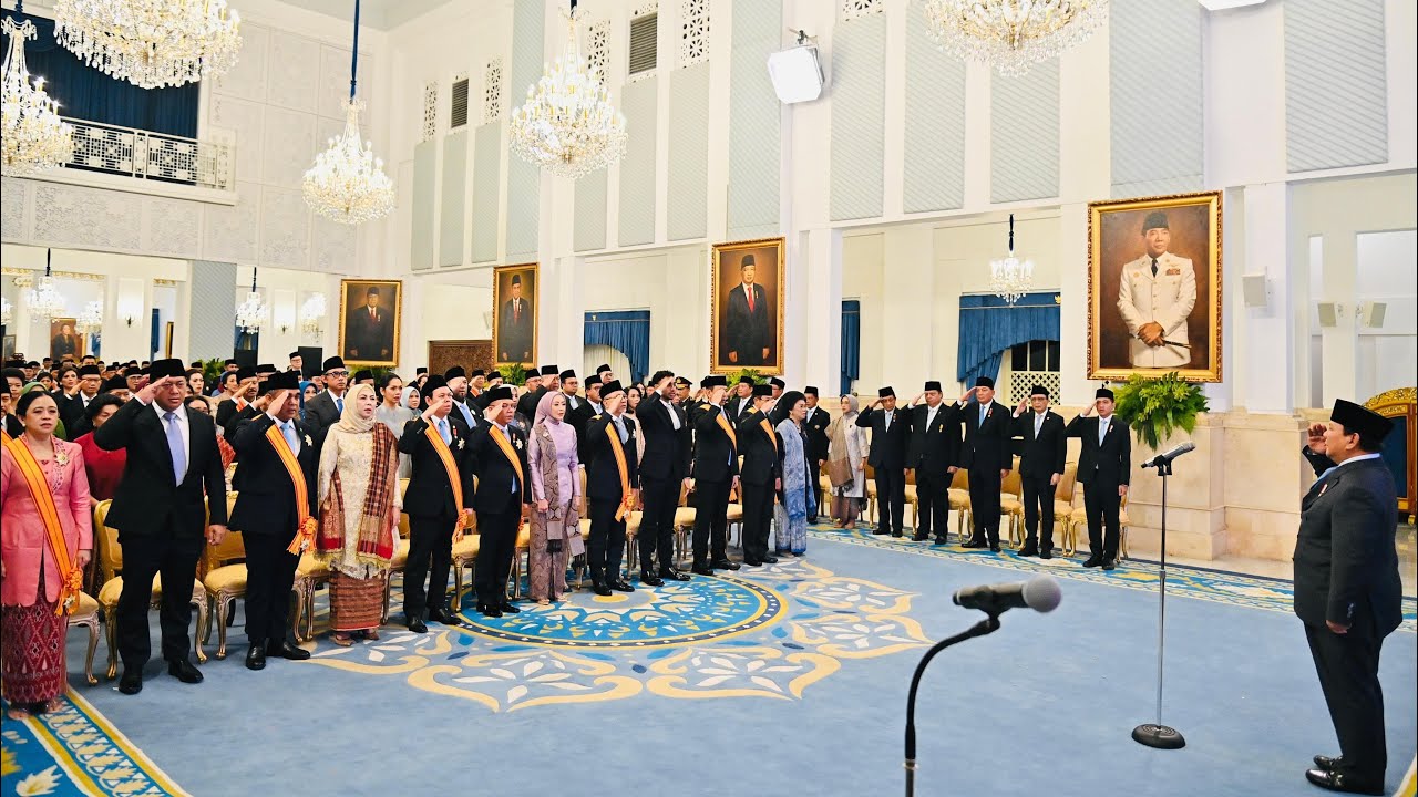 LIVE: Pengucapan Sumpah/Janji dan Pelantikan Pejabat Negara, serta Upacara Penganugerahan TKRI