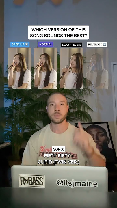 Songs That Sound Good Every Version: Fifty Fifty “Cupid” (Twin Ver.) Sped Up #shorts #cupid #music