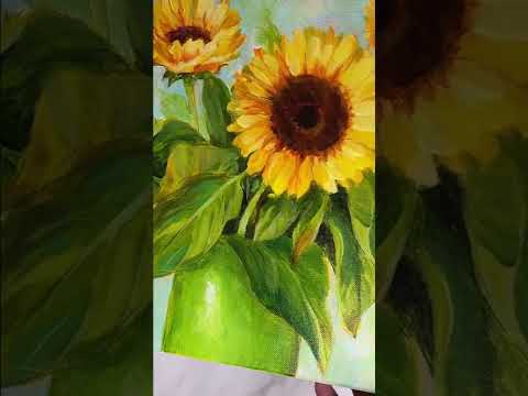 Sunflower Bouquet Acrylic