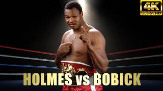 Larry Holmes vs Rodney Bobick | KNOCKOUT Boxing Fight | 4K Ultra HD