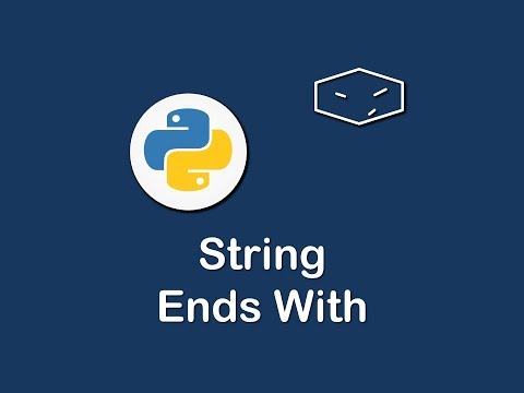 string ends with