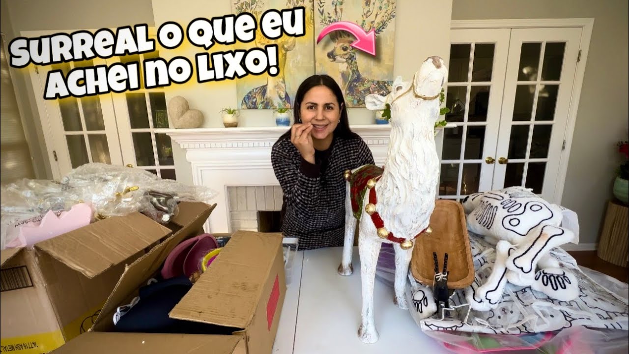 Surreal o que eu achei no lixo dos Estados Unidos!🇺🇸