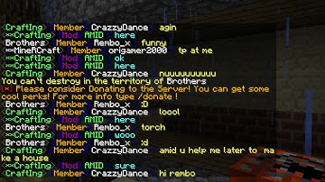 Minecraft 1.7.3 Beta Grief. Faction "Brothers"