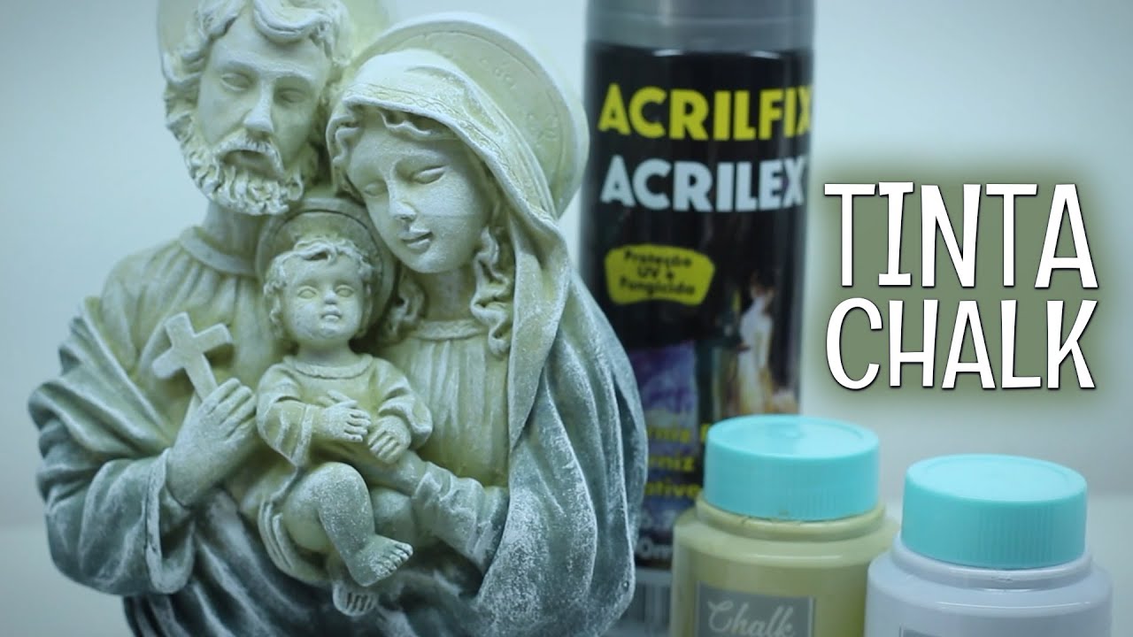 PINTEI UMA PEÇA DE GESSO COM A TINTA CHALK DA ACRILEX! ‹ Iolane Caron ›
