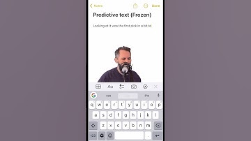 Predictive Text Song - Frozen (part 1)