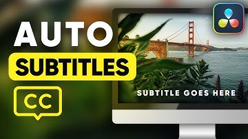How to Add Automatic Subtitles in DaVinci Resolve Studio
