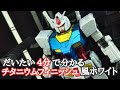 4分で分かる！チタニウムフィニッシュ風ホワイトの塗装！！